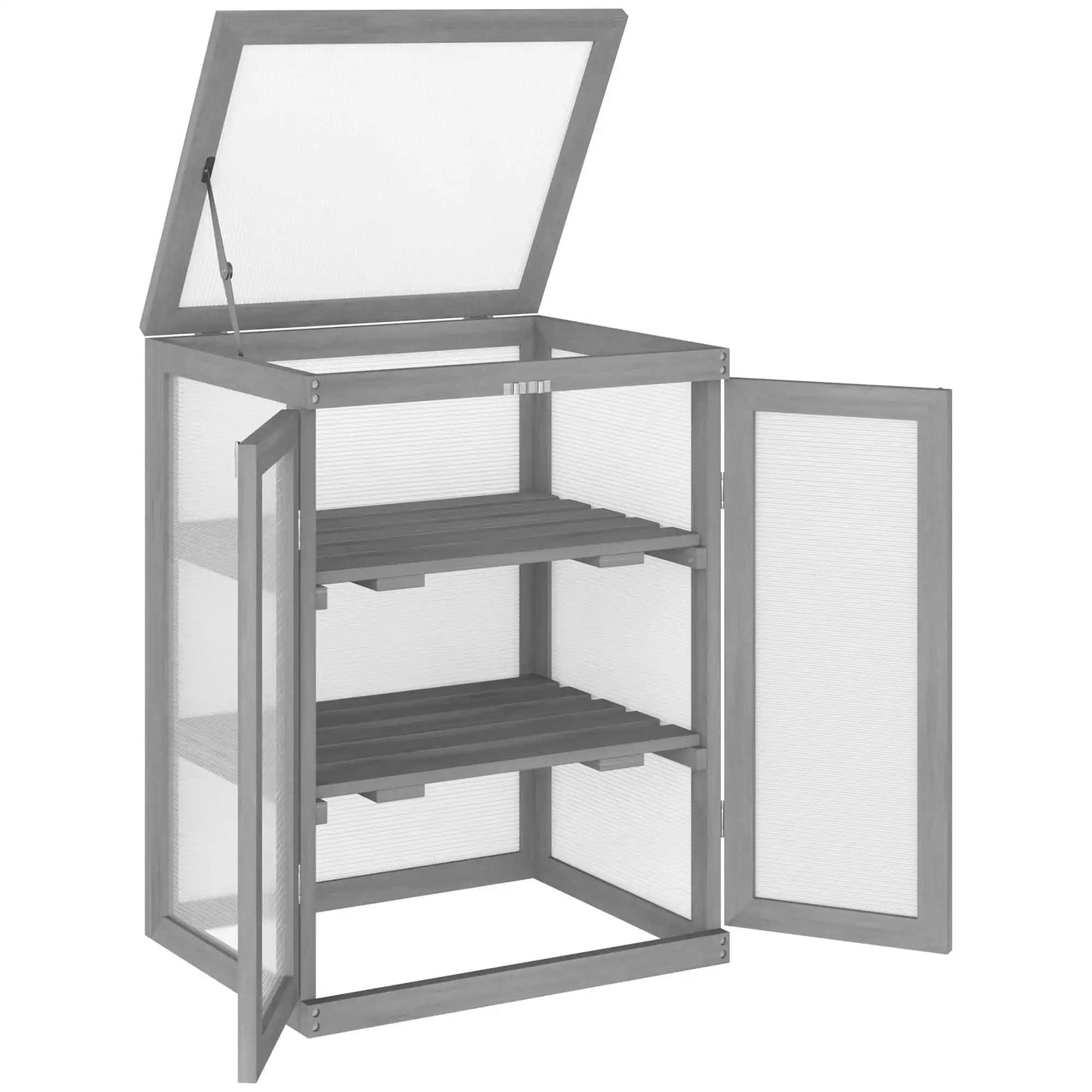 Mini-serre-semis-ouverte