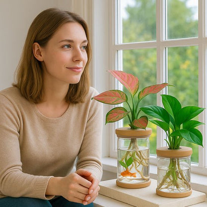 Pot de fleurs - fenêtre