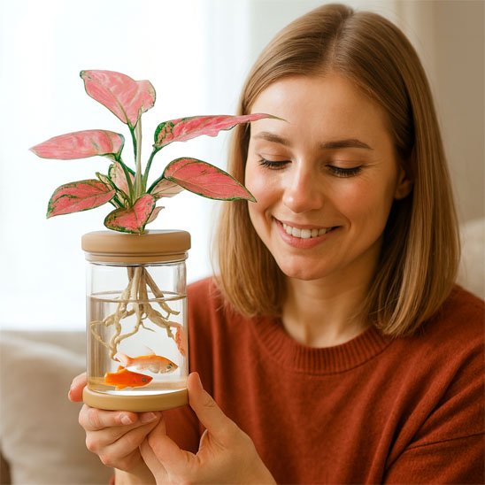 Pot de fleurs - fille